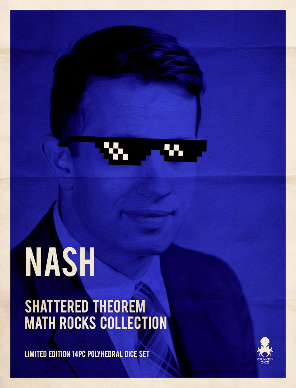 Nash: Shattered Theorem 14pc Limited Edition Polyhedral Dice Set